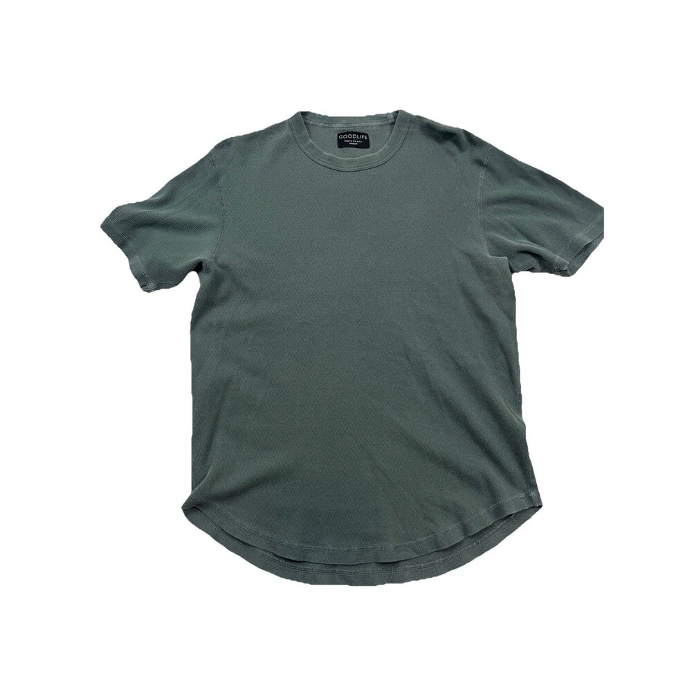 GOODLIFE Mens T-Shirt Medium Curved Hem Modern Casual Crew Comfort Soft Top